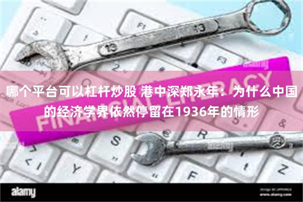 哪个平台可以杠杆炒股 港中深郑永年：为什么中国的经济学界依然停留在1936年的情形